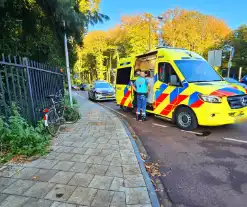 Wederom fietser aangereden op rotonde door automobilist