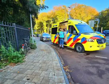 Wederom fietser aangereden op rotonde door automobilist