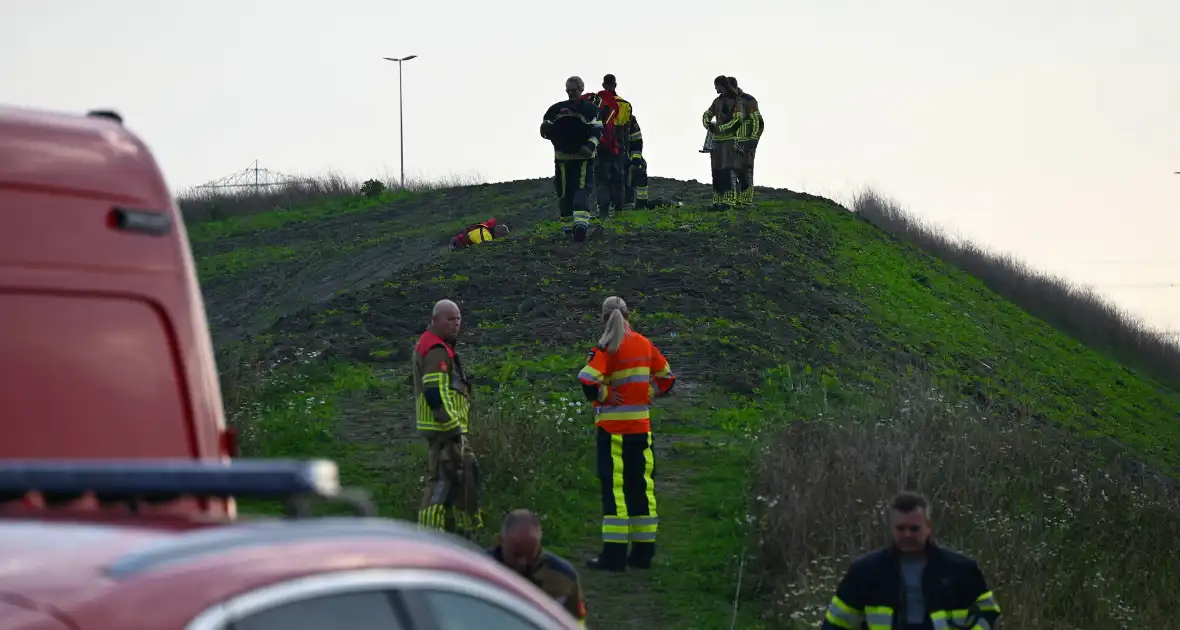 Brandweer ingezet voor persoon in drijfzand - Foto 3