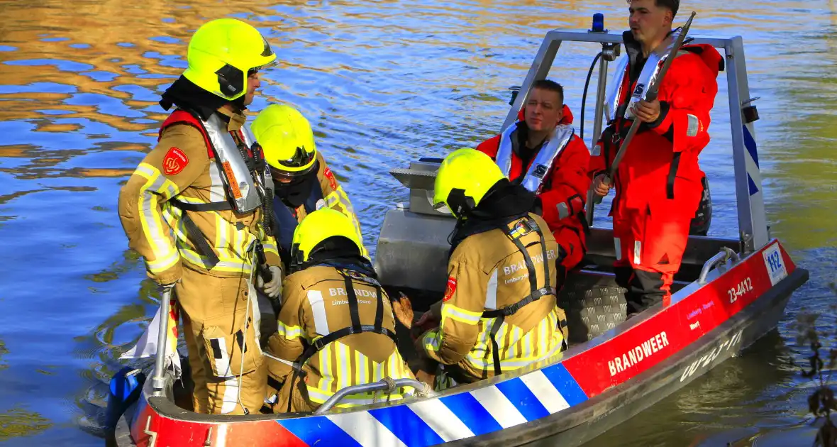 Brandweer zet alles op alles om hert te vangen - Foto 11