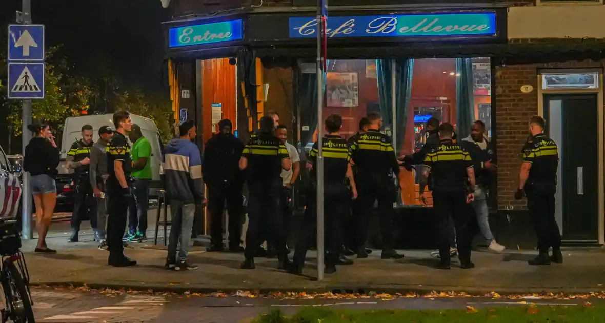 Grote politie-inzet na vechtpartij in café