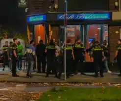 Grote politie-inzet na vechtpartij in café