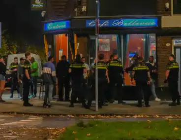 Grote politie-inzet na vechtpartij in café