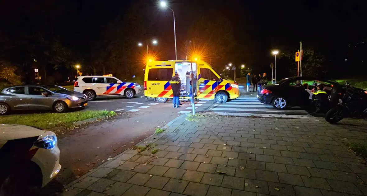 Fatbiker gewond door botsing met auto