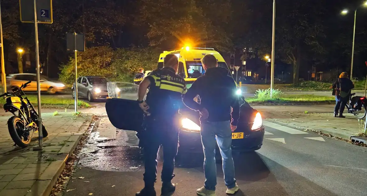 Fatbiker gewond door botsing met auto - Foto 1