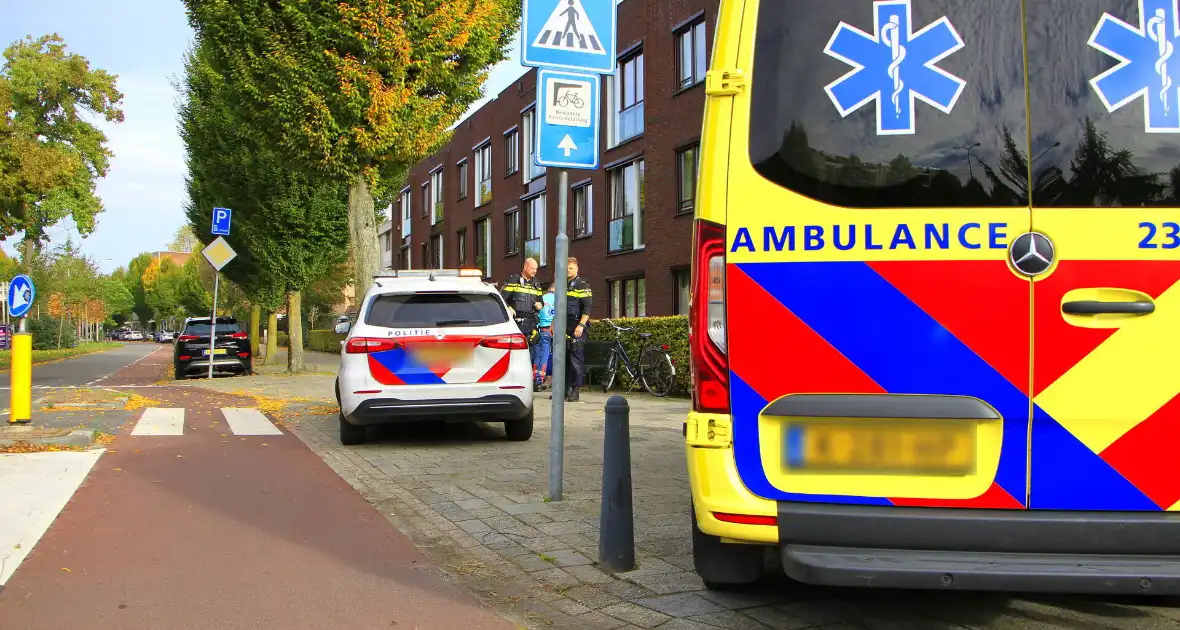 Fietser ten val na botsing met auto