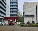 Brand in fietskelder van campusgebouw