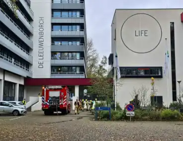 Brand in fietskelder van campusgebouw