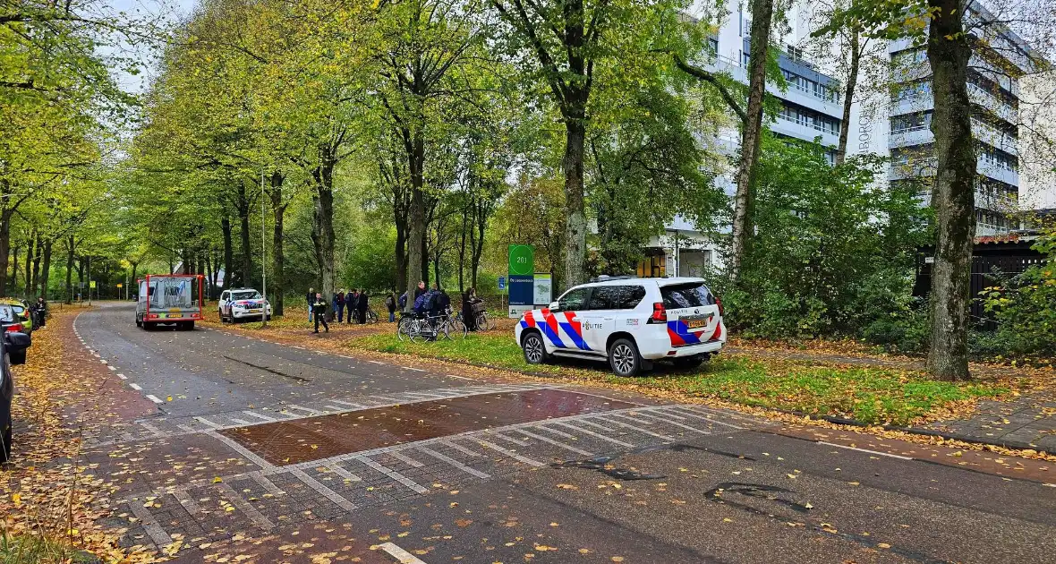 Brand in fietskelder van campusgebouw - Foto 3