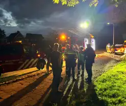 Zoektocht door duikers naar persoon te water