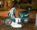 Brandweer blust deelscooter