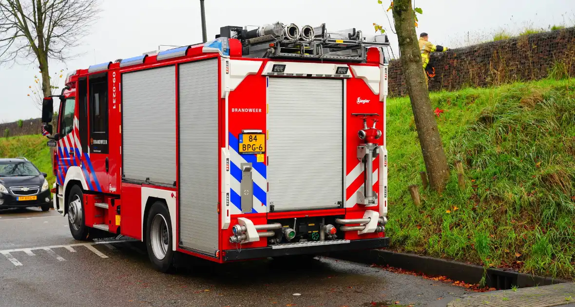 Brandweer op zoek naar vastzittend schaap - Foto 1