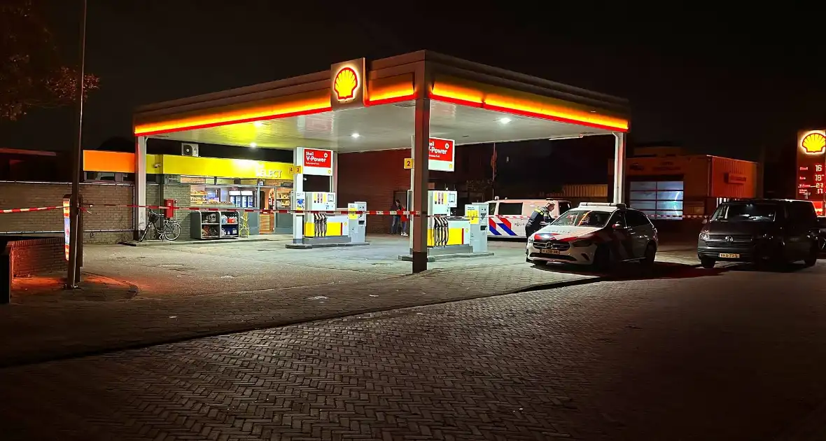 Overval op tankstation, politie vind bivakmuts