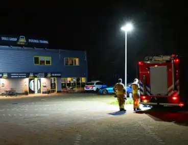 Mistalarm in sportschool voor brand aangezien