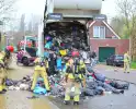 Brand in vuilniswagen snel geblust