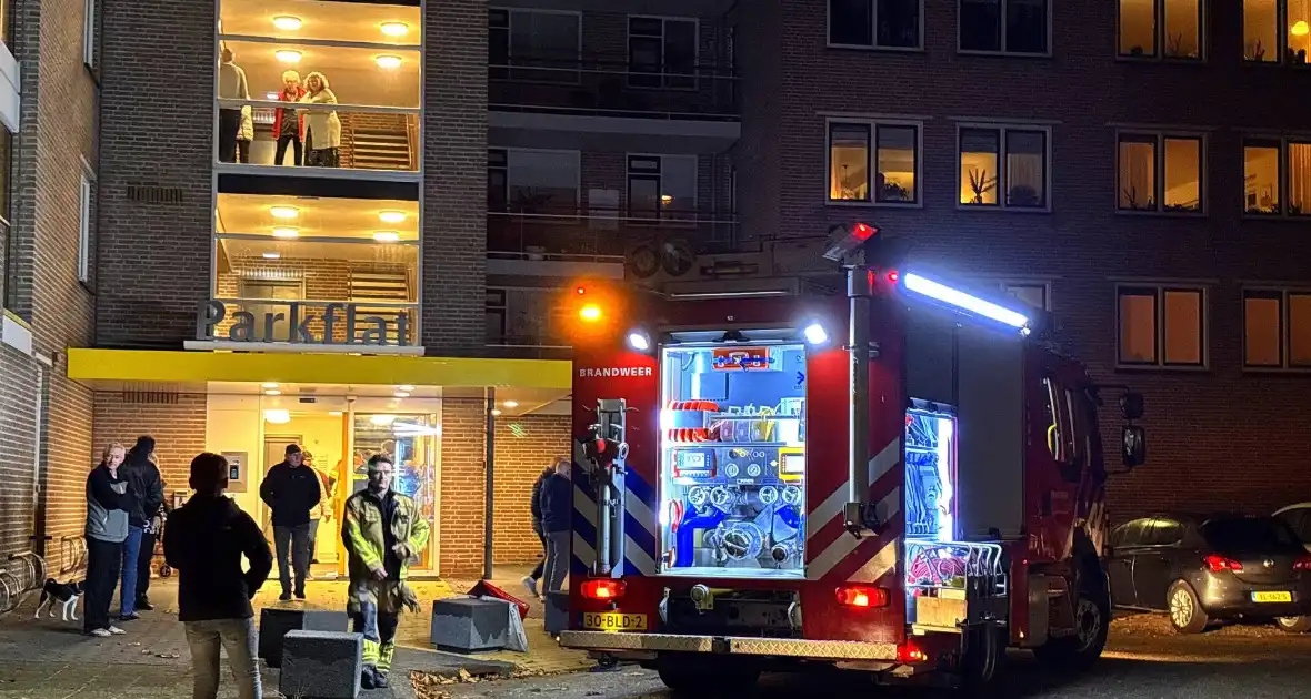 Ouderen ontruimd wegens brand in flat