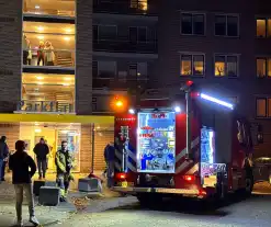 Ouderen ontruimd wegens brand in flat