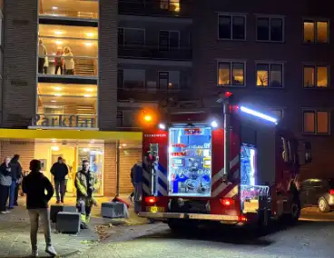 Ouderen ontruimd wegens brand in flat