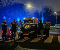 Fietser zonder licht aangereden door personenauto