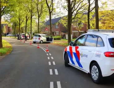 Automobiliste botst tegen boom