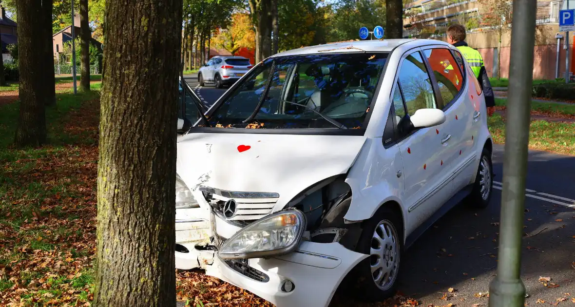 Automobiliste botst tegen boom - Foto 7