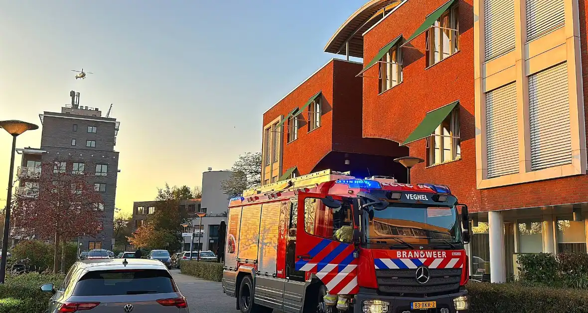 Hulpdiensten groots ingezet voor brand in verzorgingshuis