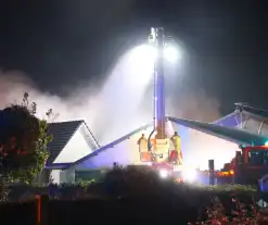 Veel rookontwikkeling bij grote brand op boerderij