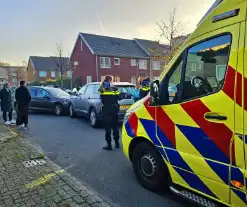 Frontale botsing tussen personenwagens