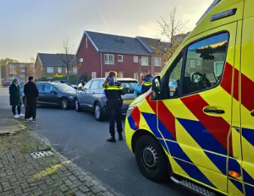 Frontale botsing tussen personenwagens