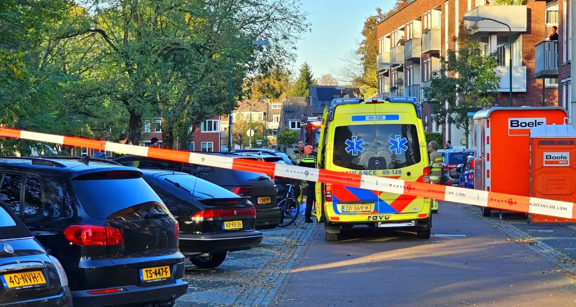 Traumahelikopter landt bij ernstige verkeersongeval