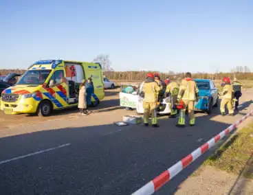 Onderzoek naar oorzaak botsing tussen twee auto's