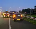 Snelweg deels dicht door verkeersongeval