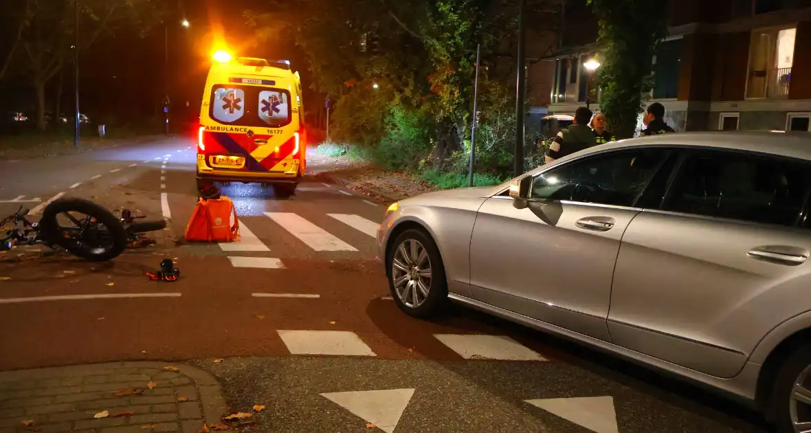 Fatbike bezorger en automobilist met elkaar in botsing - Foto 5