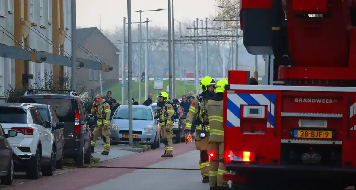 Traumateam opgeroepen bij flatbrand