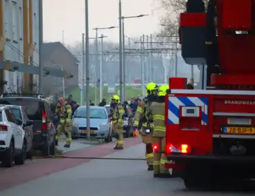 Traumateam opgeroepen bij flatbrand