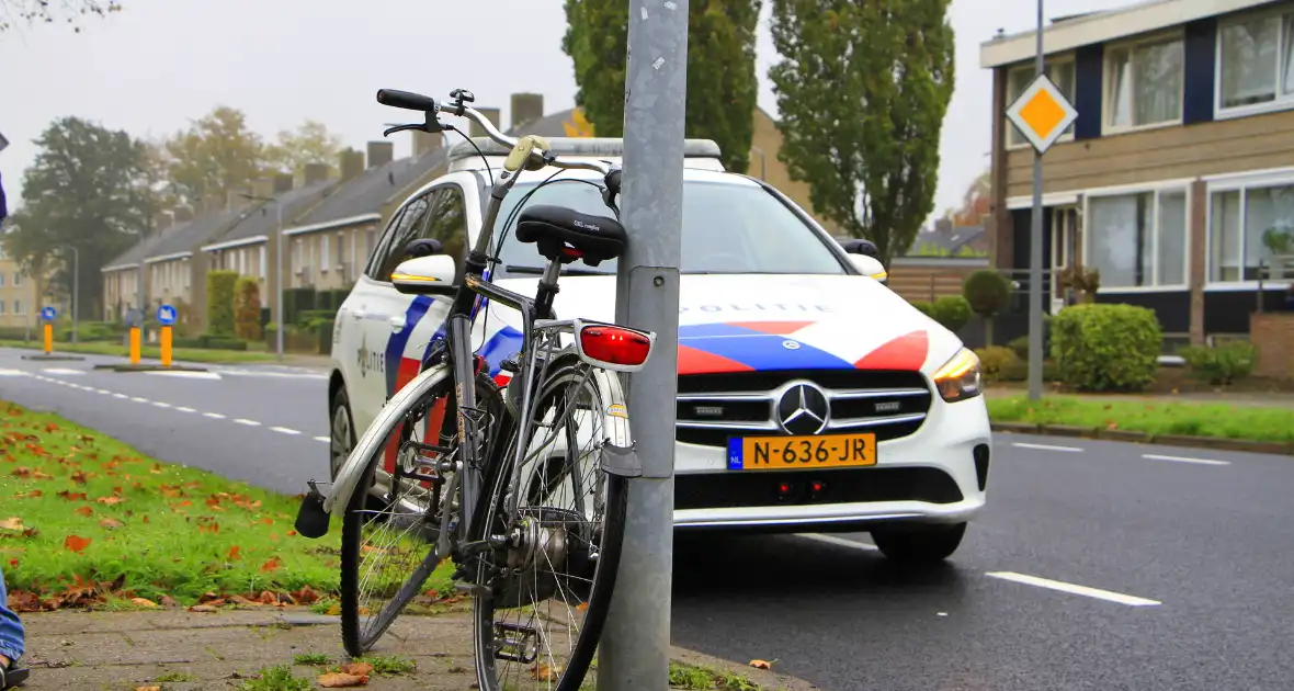 Fiets loopt slag in wiel op bij aanrijding