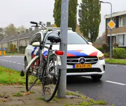 Fiets loopt slag in wiel op bij aanrijding