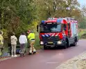 Scootmobiel raakt van de weg belandt in sloot