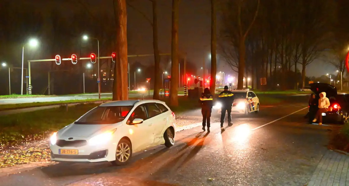 Auto's lopen schade op bij aanrijding