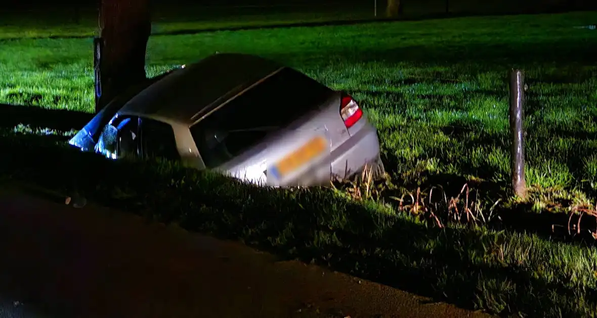 Automobilist raakt van weg en knalt tegen boom - Foto 2