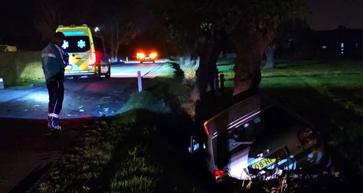 Automobilist raakt van weg en knalt tegen boom - Foto 4