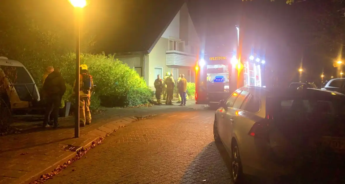 Brandweer gealarmeerd voor brand in magnetron