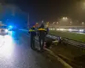 Motorrijder gaat onderuit