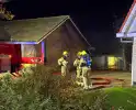 Brandweer zet drone in bij woningbrand