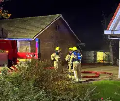 Brandweer zet drone in bij woningbrand