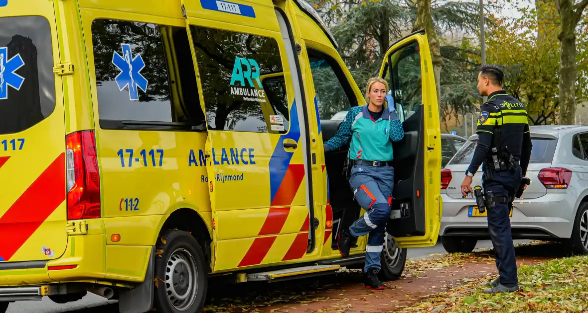 Bezorger op fatbike aangereden door automobilist - Foto 3