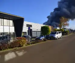 Hulpdiensten groots ingezet voor brand