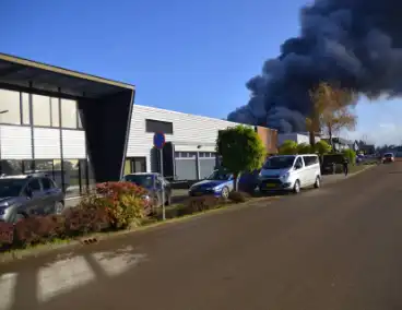 Hulpdiensten groots ingezet voor brand