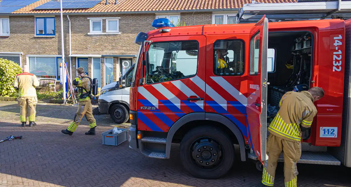 Gasleiding geraakt tijdens werkzaamheden in tuin - Foto 5