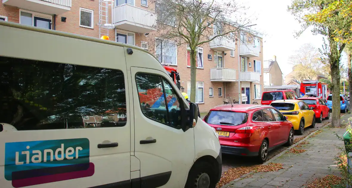 Gasleiding beschadigd na botsing met paaltje - Foto 1